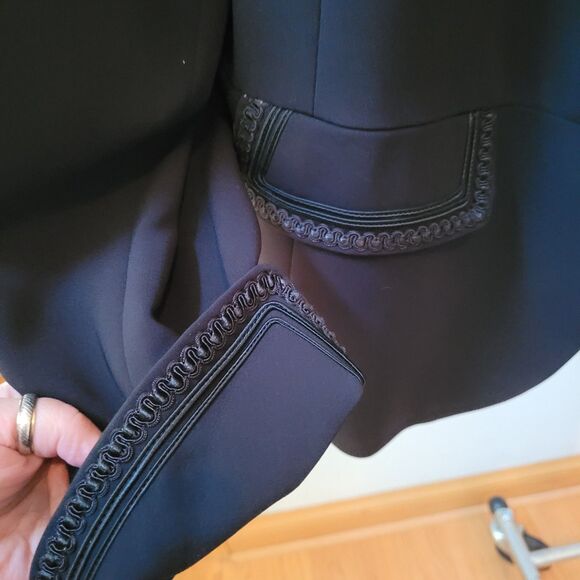 NWT jones new york collection black embroidered blazer sz 18w - Picture 6 of 14